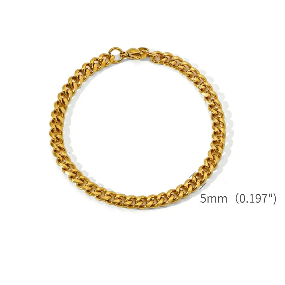 Bracelet or acier inoxydable