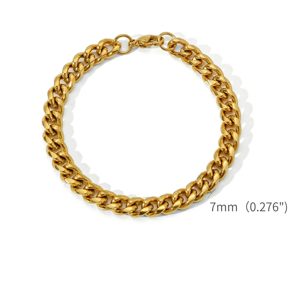 Bracelet or acier inoxydable